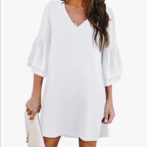 Never worn with tags white dress